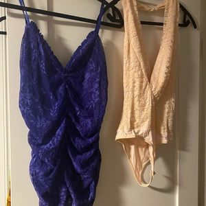 2 Bebe tops ( one is a body suit)
